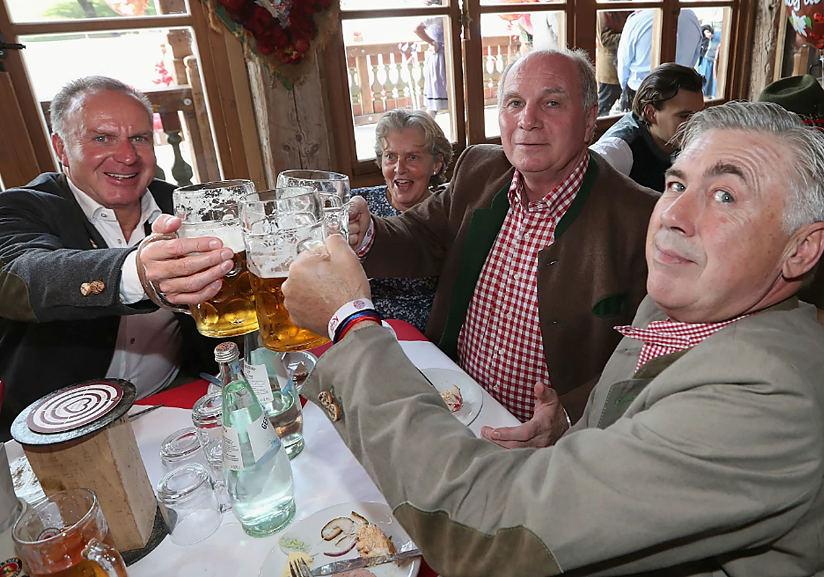 Ancelotti, Hoeness y Rummenigge