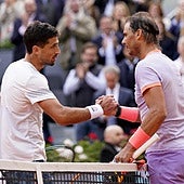 La conmovedora petición de Cachín a Nadal: «No sé cómo es el protocolo, ¿pero puedo pedirte la camiseta?»