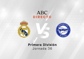 Madrid - Alavés en directo hoy: partido de la Liga, jornada 36