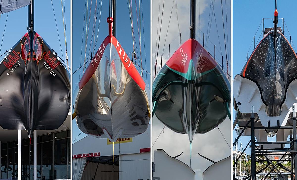 «Alinghi», «INEOS Britannia», «American Magic» y «Orient Express» ya estan en sus bases de Barcelona