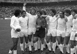 El alirón en 1978 del Real Madrid en el Bernabéu contra el Cádiz