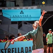 Un Rublev intratable jugará su primera final en Madrid