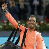 Rafa Nadal se despide del Mutua Madrid Open