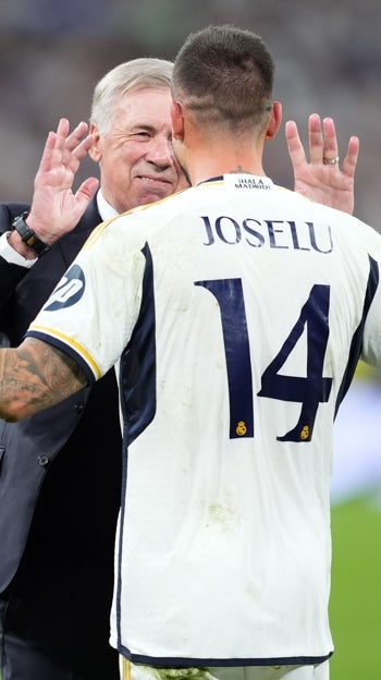 Ancelotti felicita a joselu, héroe ante el Bayern