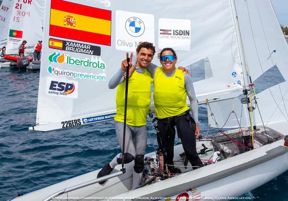 Jordi Xammar y Nora Brugman, campeones de Europa de 470