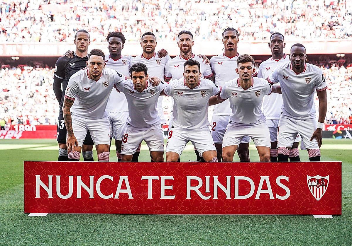 La alineación del Sevilla para el partido ante el Cádiz