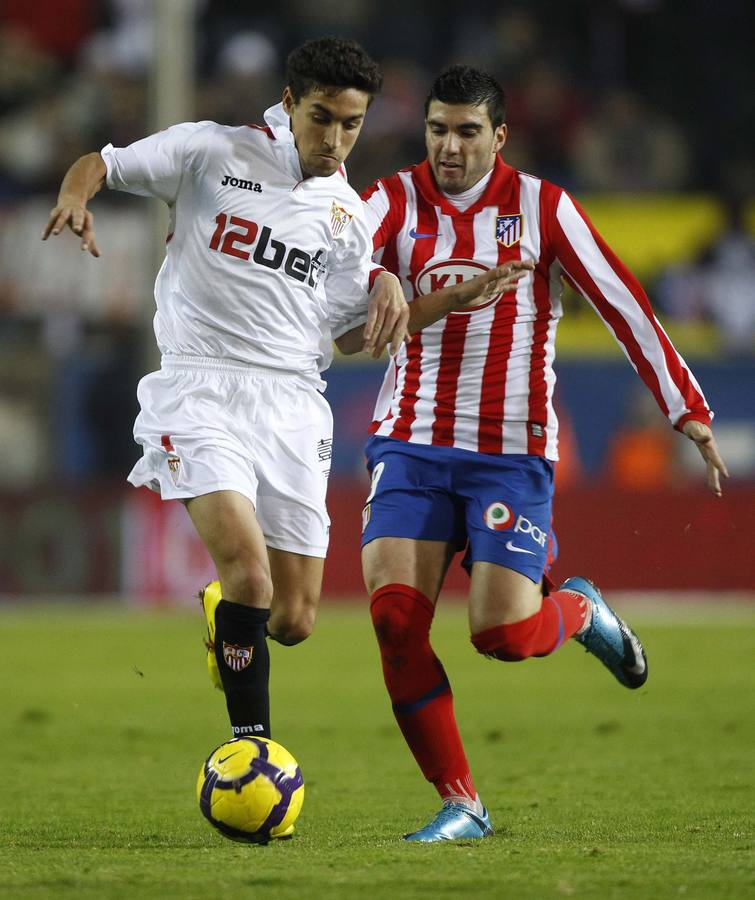 Algunas imágenes de Jesús Navas como futbolista del Sevilla en sus dos etapas, tras su periplo en la Premier