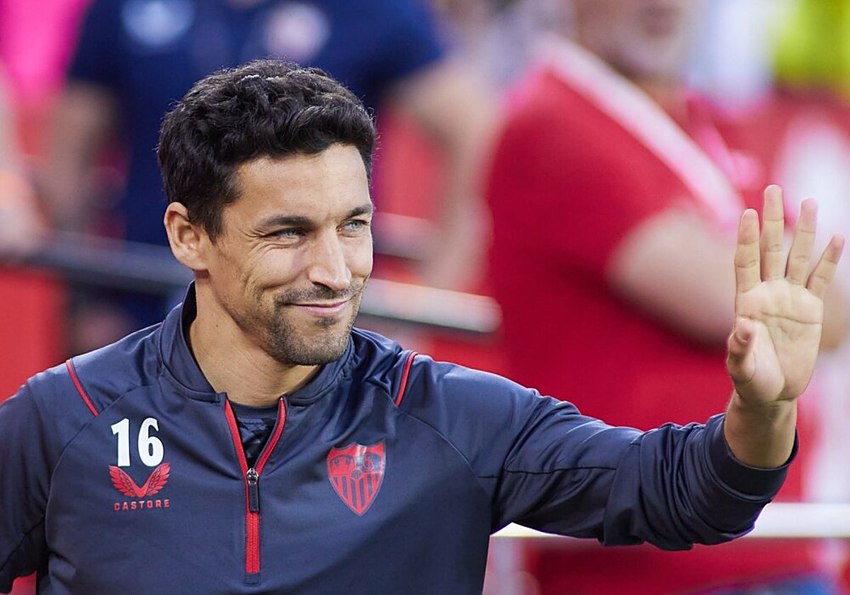 Jesús Navas, en la previa al duelo ante el Villarreal de la primera vuelta de la temporada 2023-24
