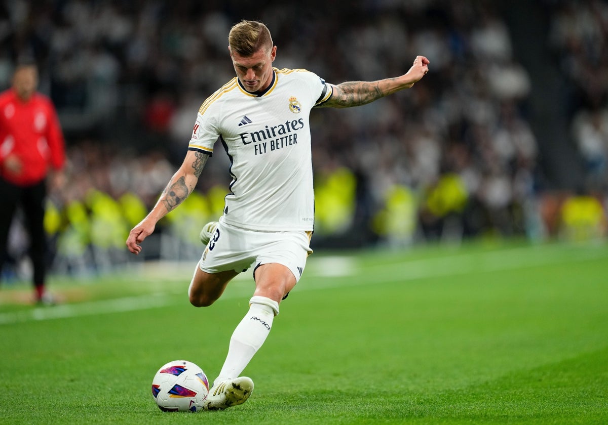 Toni Kroos, en un partido con el Real Madrid