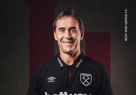 El West Ham hace oficial el fichaje de Julen Lopetegui