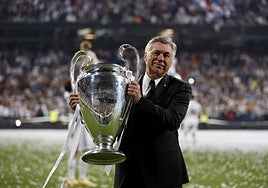 ¿Cuáles son los entrenadores con más Champions y cuántas tiene Ancelotti tras ganar la Decimoquinta?
