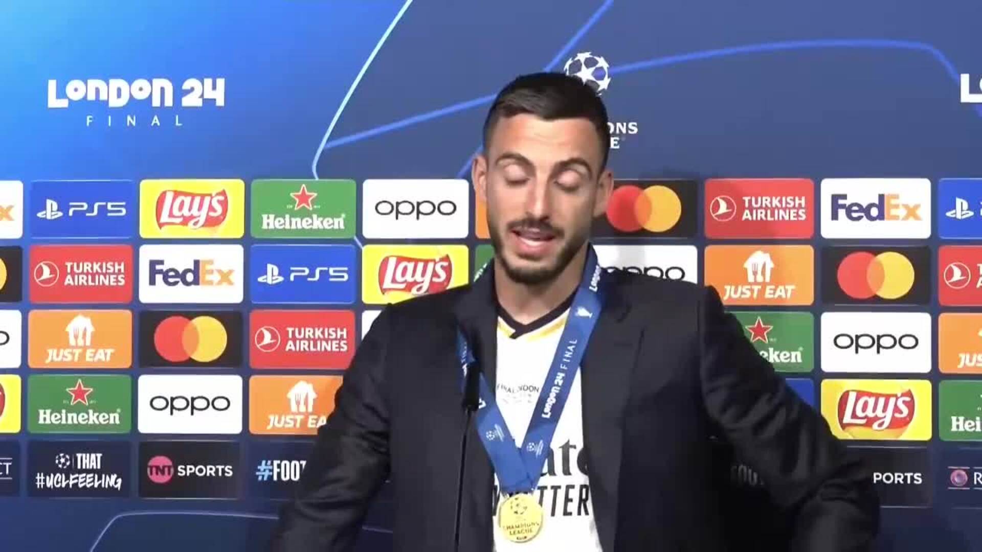 Joselu Mato: &quot;Me siento feliz, contento y orgulloso&quot;