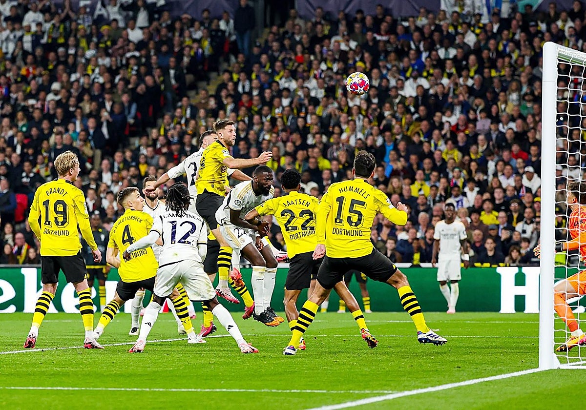 Carvajal anota el 0-1 cuando sonó el click