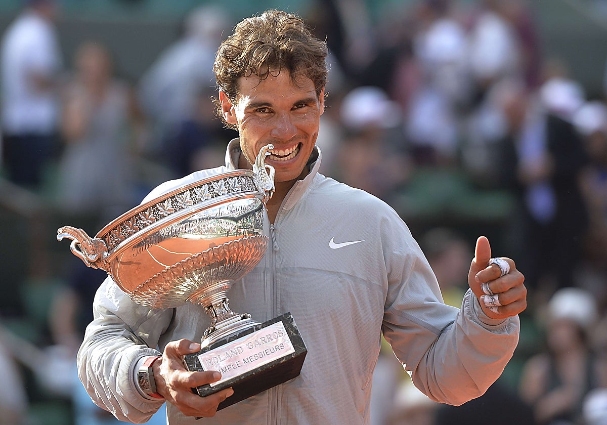 Nadal, con su noveno Roland Garros