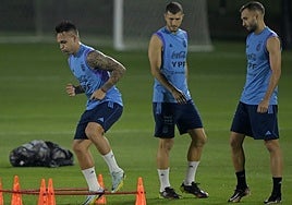 Pezzella y Guido inician la preparación de la Copa América