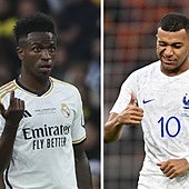 Vinicius, el cicerone de Mbappé en el Madrid