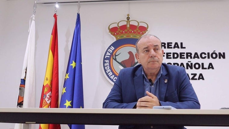 Manuel Gallardo, presidente de la Real Federación Española de Caza