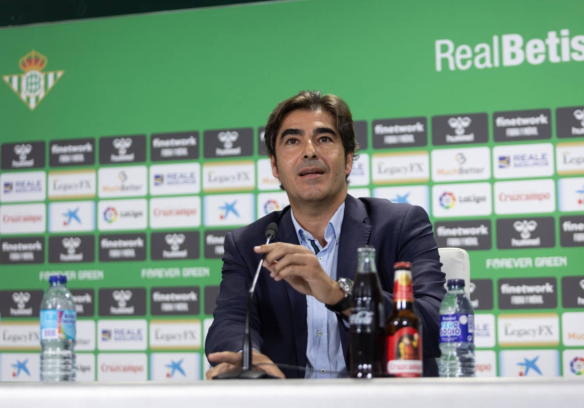 El presidente del Real Betis Balompié, Ángel Haro