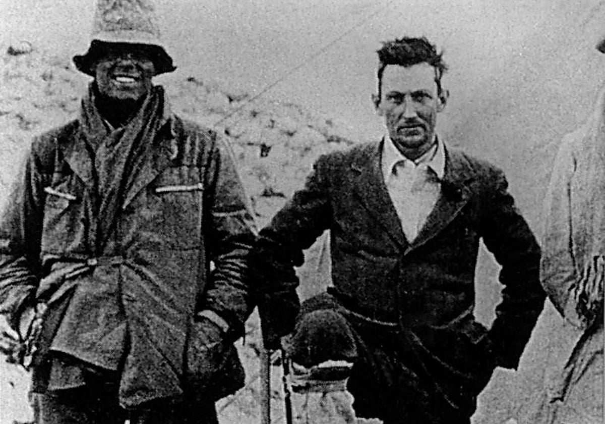 Los alpinistas Andrew Irvine, George Mallory
