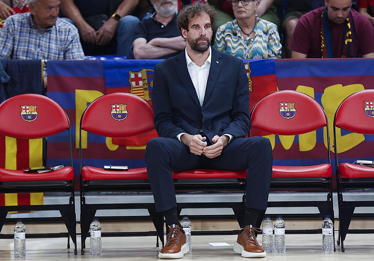 Roger Grimau, ya exentrenador del Barcelona