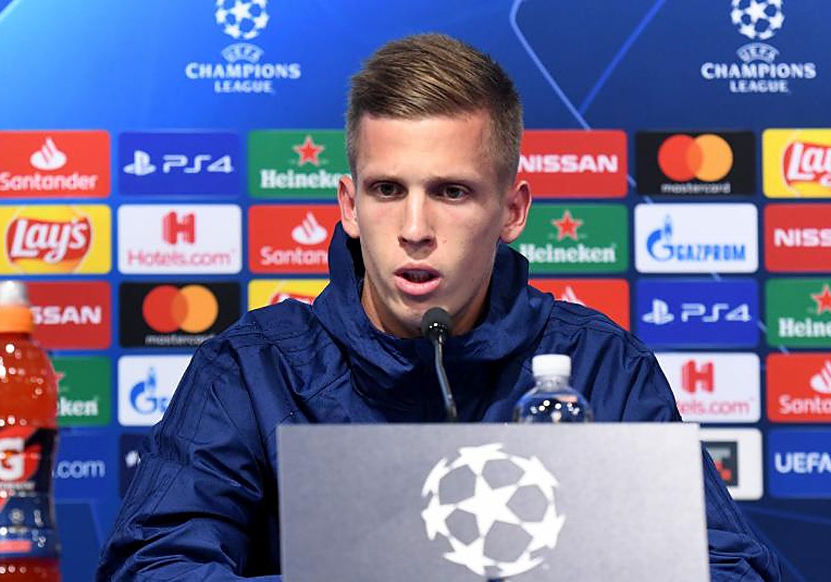 Dani Olmo, durante su etapa en el Dinamo de Zagreb
