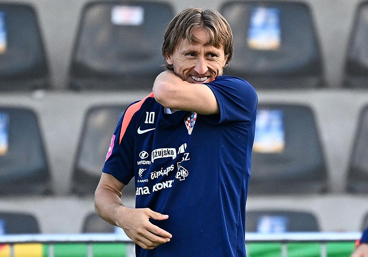 Modric, con Croacia