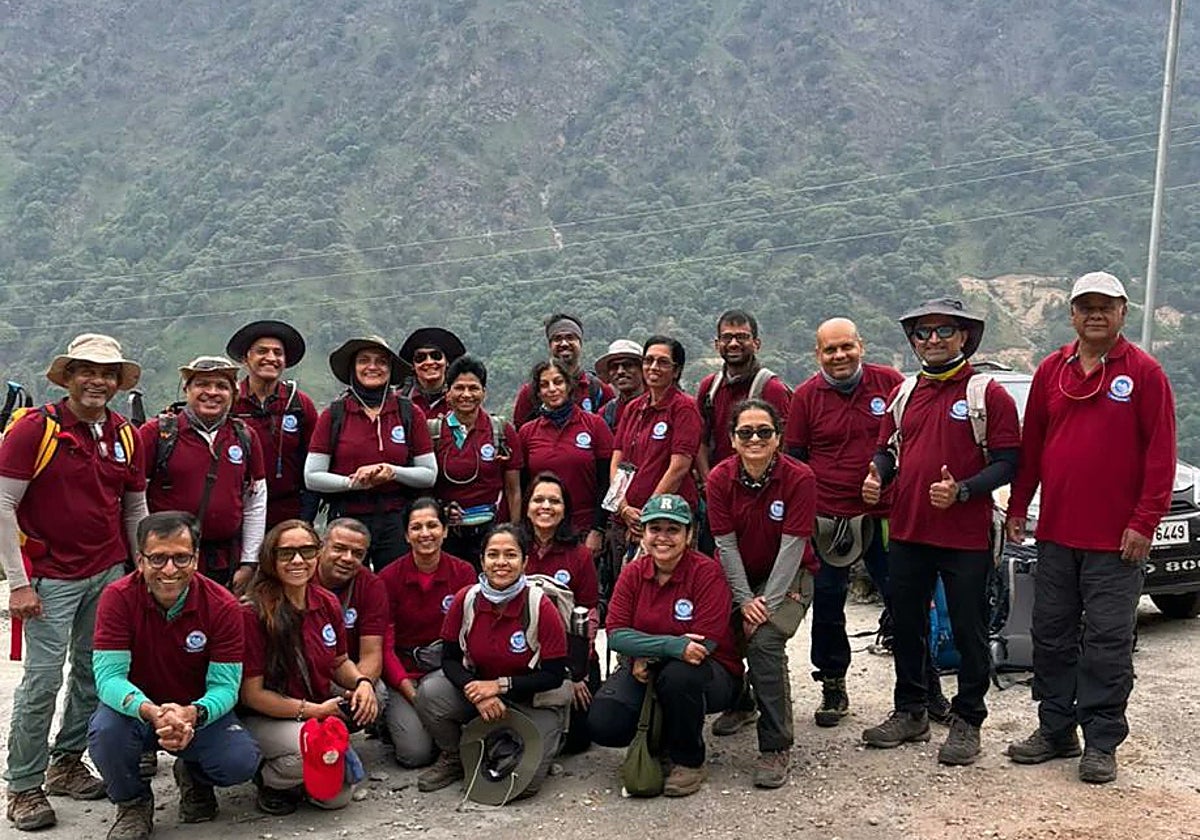 Los miembros de la expedición antes de la tragedia