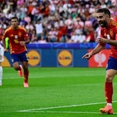 La larga espera de Carvajal: su primer gol con España a los diez años de debutar