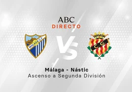 Málaga - Nastic, en directo: resultado, goles y última hora del partido de ida de la final del 'playoff' de ascenso a Primera