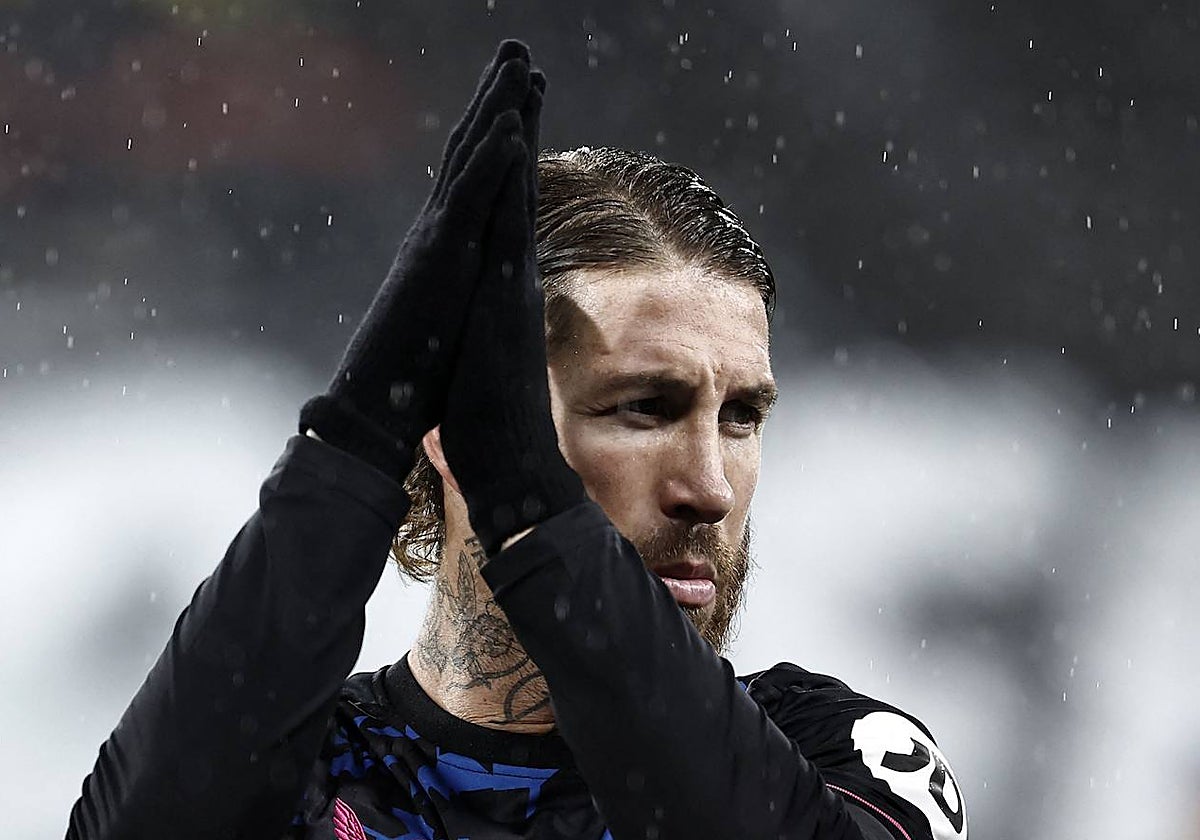 Sergio Ramos pide perdón a los aficionados sevillistas desplazados a Lens para el partido de la Champions League 23-24