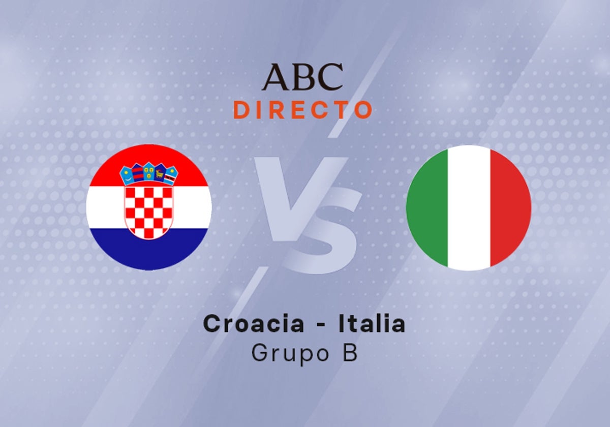 Croacia - Italia en directo hoy: partido del Grupo B