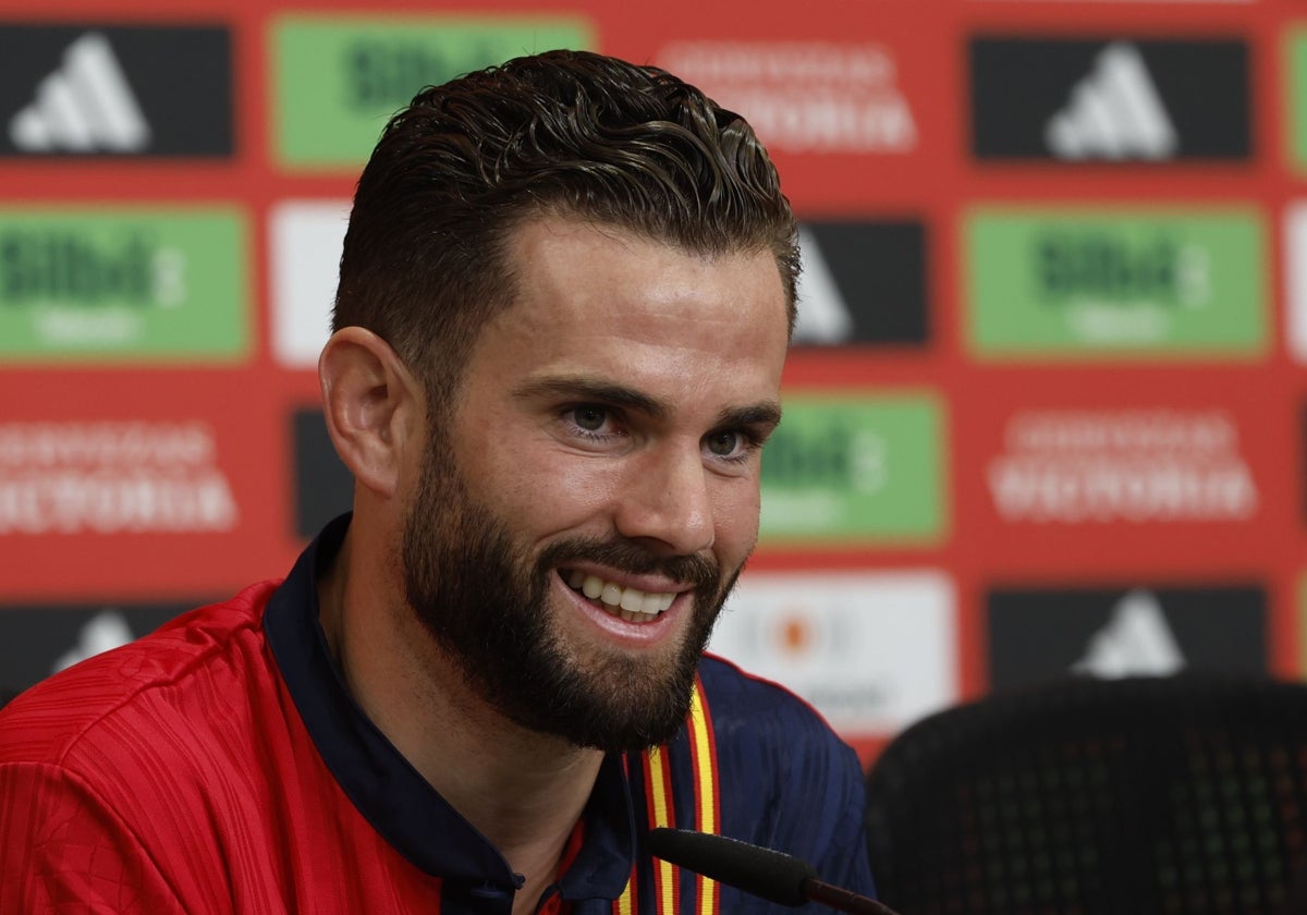 Nacho, durante la rueda de prensa