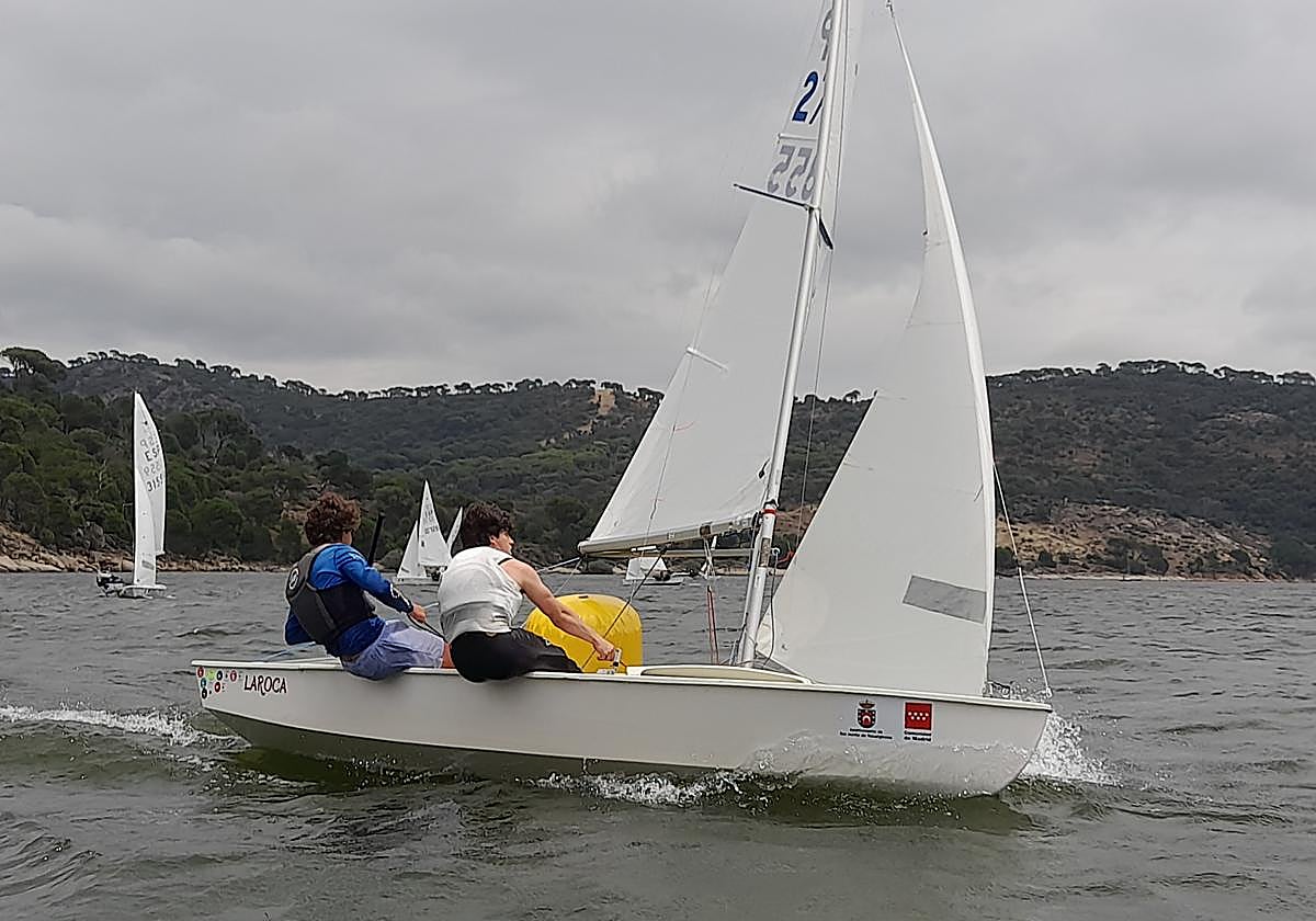 Bermúdez de Castro y Herrero ganaron en Madrid el Campeonato de España Snipe Juvenil