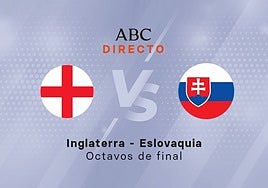 Inglaterra - Eslovaquia, estadísticas del partido
