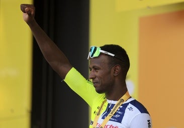 Así es Biniam Girmay, el ciclista negro que hace historia en el Tour de Francia