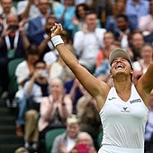 Sorpresón en Wimbledon: la española Bouzas elimina a la vigente campeona