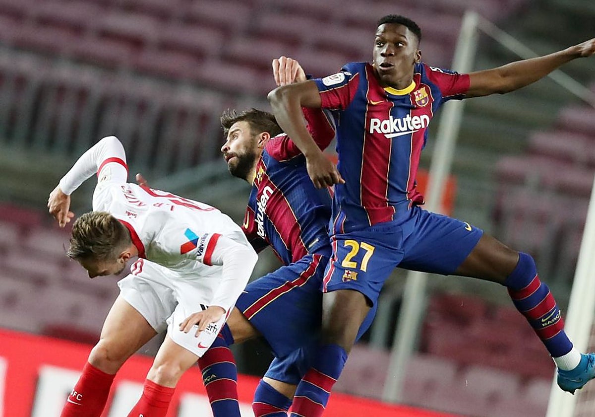 Ilaix Moriba festejando un gol en La Liga