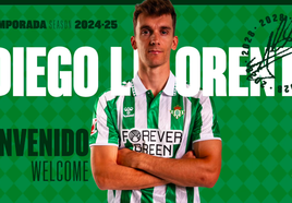 Oficial: Diego Llorente, jugador del Betis hasta 2028