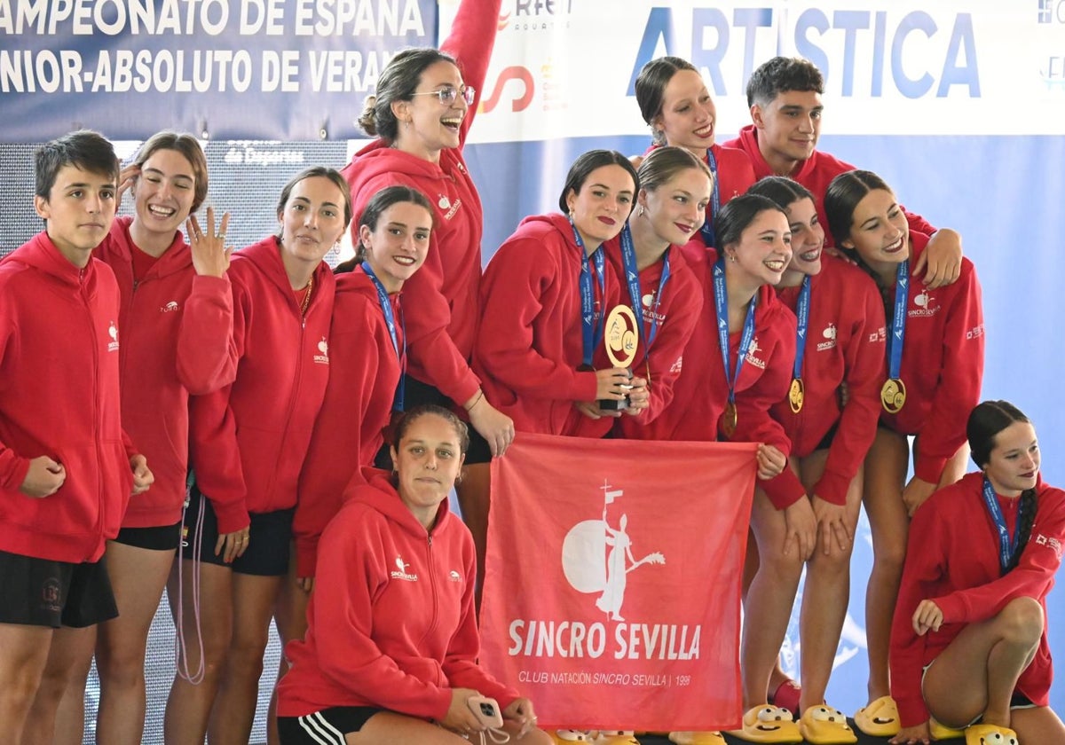 El Sincro Sevilla logró en Oviedo el campeonato de España absoluto de clubes