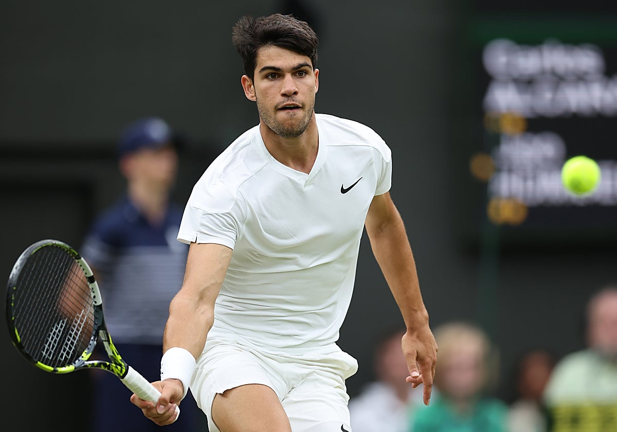 Carlos Alcaraz - Tommy Paul, en directo: resultado, ganador y última hora del partido de cuartos de Wimbledon hoy