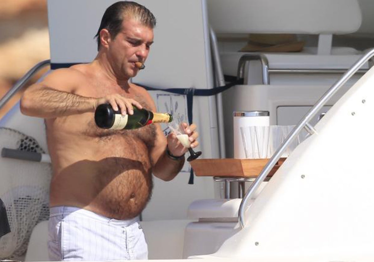 Joan Laporta, de vacaciones en Formentera en 2011