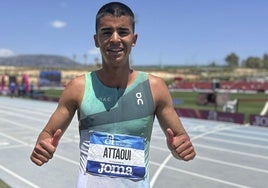 Mohamed Attaoui fulmina el récord de España de 800 metros