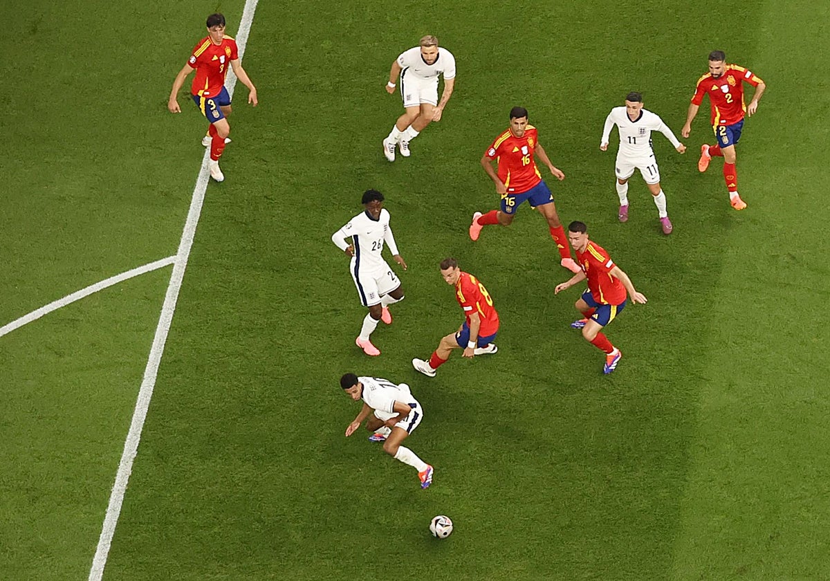 La final de la Eurocopa, en imágenes