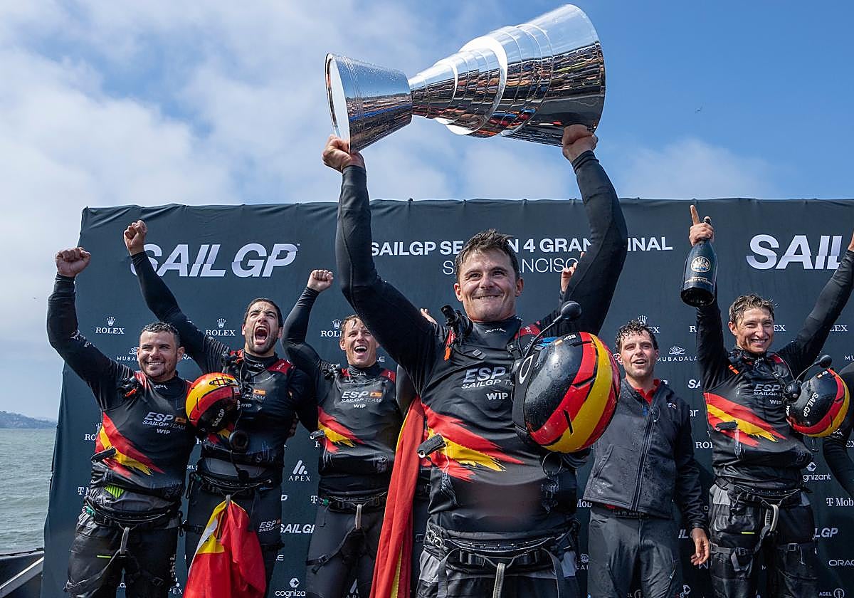 España sorprendió a Australia y Nueva Zelanda y ganó el cuarto Circuito Rolex Sail GP