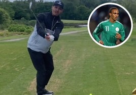 Peter Odemwingie, de jugar Mundiales de fútbol a golpear bolas en los mejores campos de golf del planeta