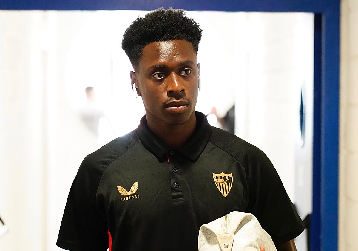 Sambi Lokonga, antes del Sporting CP - Sevilla FC