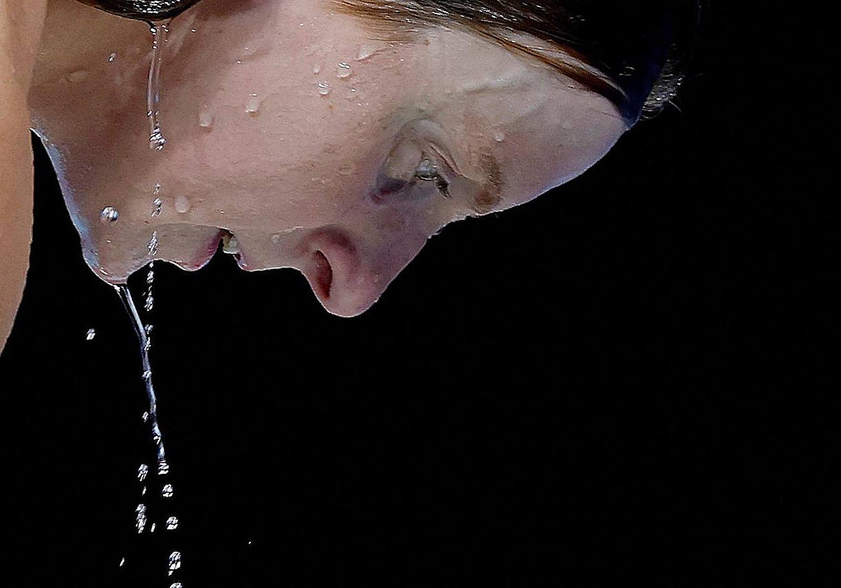 La estrella de la selección de natación estadounidense Katie Ledecky