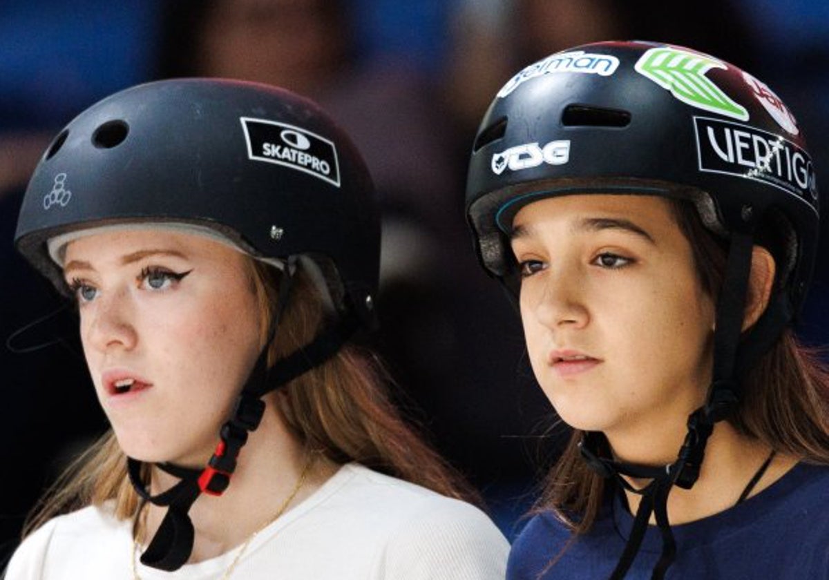 Daniela Terol, y Natalia Muñoz, olímpicas españolas en skate