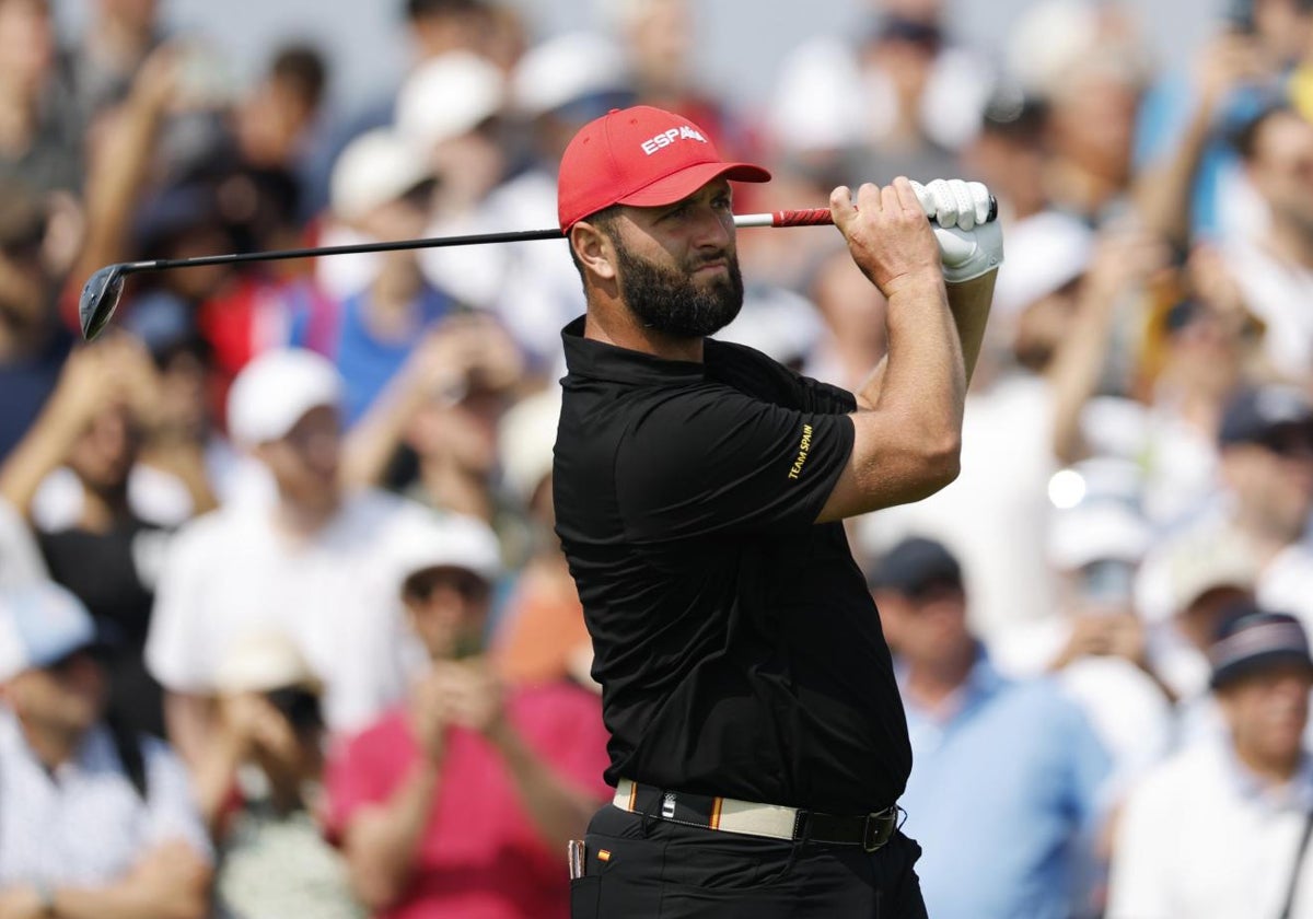 Jon Rahm, en la segunda ronda del torneo olímpico de golf