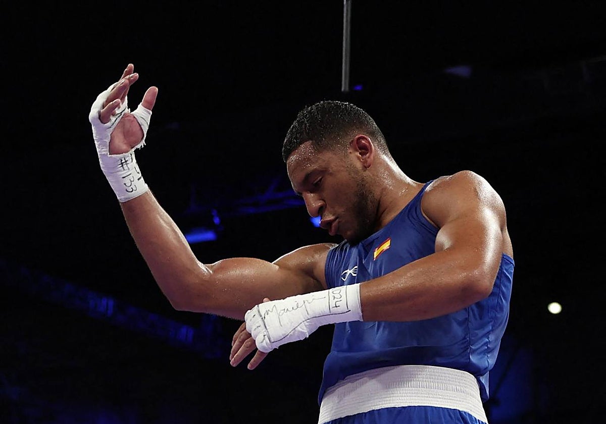 El boxeador Enmanuel Reyes Pla aseguró el pasado jueves una medalla más para la delegación española